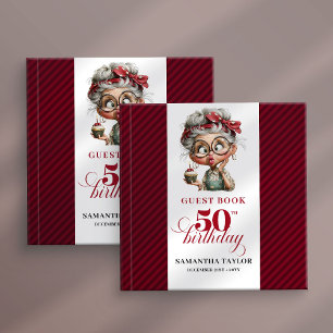 Livro de Visitas de Humor para Aniversário de 50 A