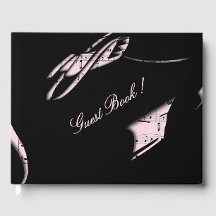 Livro de Visitas de Música Abstrata Rosa