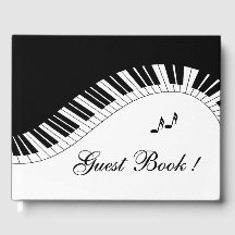 Livro de Visitas de Música de Teclado de Piano