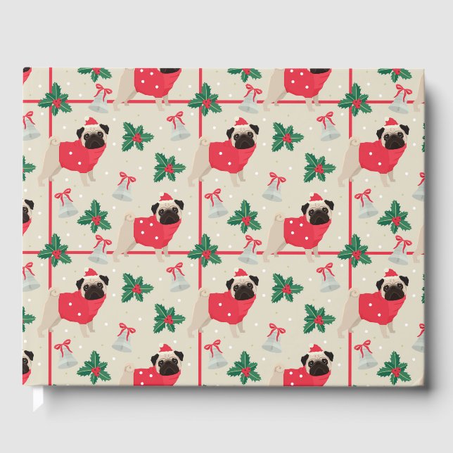Livro de Visitas de Natal Puggy (Frente)