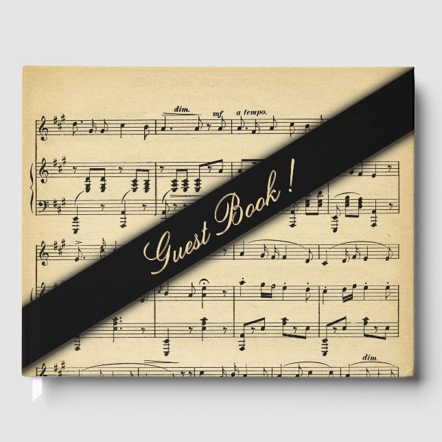 Livro de Visitas de Partituras Antigas (Frente)