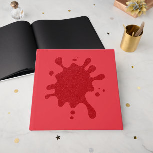 Livro de Visitas de Tinta Vermelha de Tomate Perso
