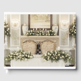 Livro De Visitas Definição de Mesa de Rosas Brancas