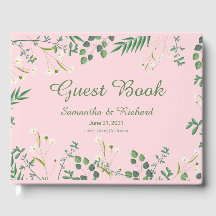 Delicate Floral Border Wedding Poster