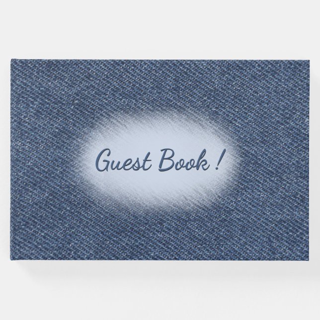 Livro De Visitas Denim (Frente)