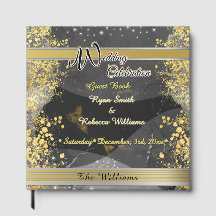 Design de Mármore Preto e Dourado
