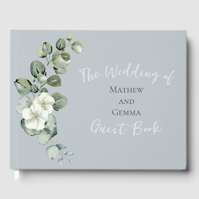 Livro De Visitas Design Guest Book moderno (Frente)