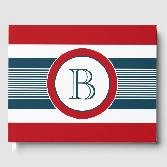 Livro De Visitas Design Monograma (Frente)