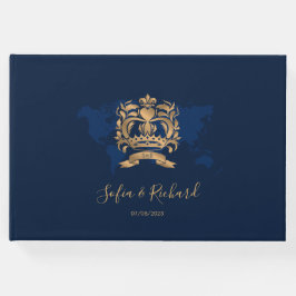 Livro De Visitas Destino do Passaporte Crest do Mapa do Marinho Dou