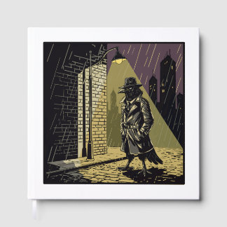 Livro De Visitas Detective Crow Comics Noir Style Guest Book