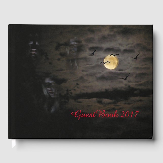 Livro De Visitas Dia das Bruxas #1 (Frente)