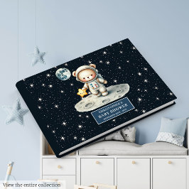 Livro De Visitas Diário de Convidado do Astronauta do Urso Teddy