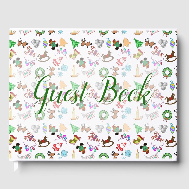 Livro De Visitas Diversão do Guia de Natal (Frente)