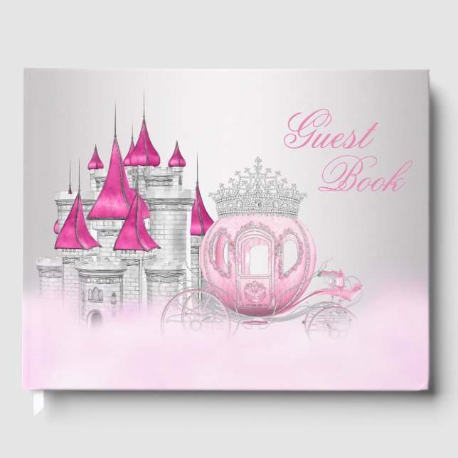 Livro de Visitas do Aniversário da Princesa Cinder (Frente)