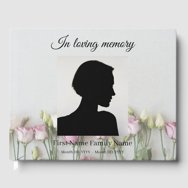 Livro de visitas do funeral de Rosas (Frente)