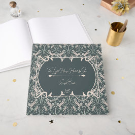 Livro De Visitas Dream Dragonfly Cornflower, Stars, Chevron