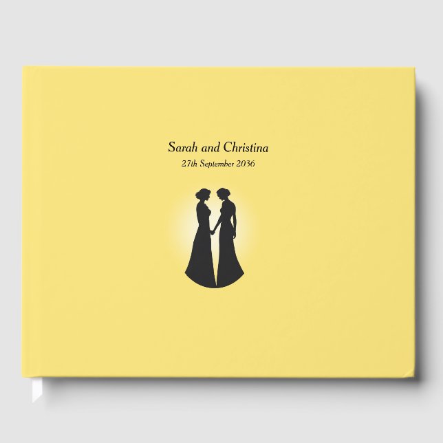 Livro De Visitas Duas Noivas (Frente)