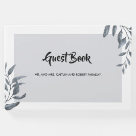 Livro De Visitas Dusty Blue Eucalyptus