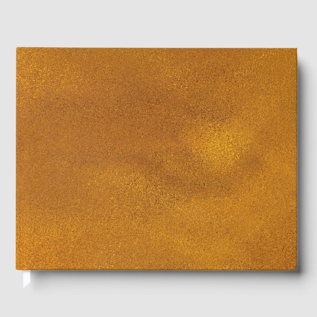 Livro De Visitas Efeito Dourado (Frente)