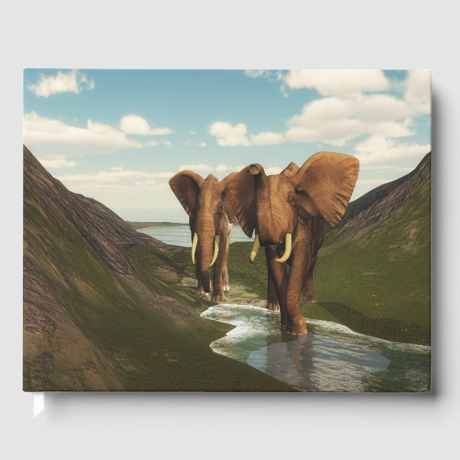 Livro De Visitas Elefante (Frente)