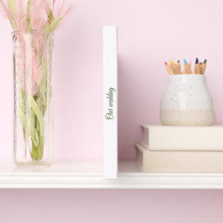 Livro De Visitas Elegant Sage Green & Beige Foliage Guest Book