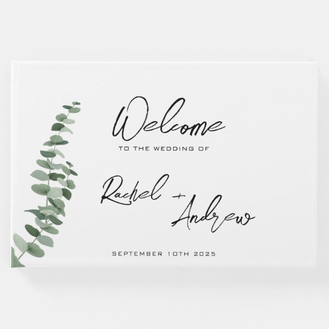 Livro De Visitas Elegante (Frente)