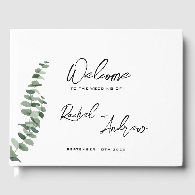 Livro De Visitas Elegante (Frente)