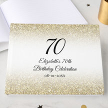Elegante Minimalista Dourado e Preto Aniversário d