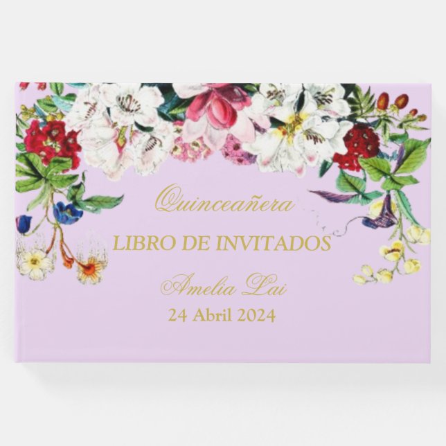 Livro De Visitas Elegante <moderno Minimalista (Frente)