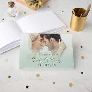 Livro De Visitas Elegante Photo Overlay Deseja Novo Sr. Sage