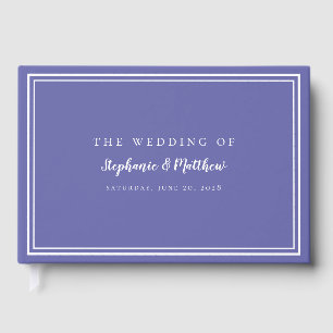 Livro De Visitas Elegante Simples De Casamento Moderno Com Bichinho