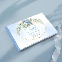 Elegantes Peônias Azul Poeirento Eucalipto Dourado