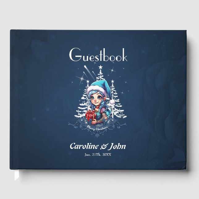 Livro De Visitas Elfo alegre (Frente)