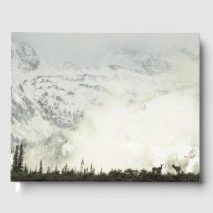 Livro De Visitas Elk no Grand Teton National Park Fotografia