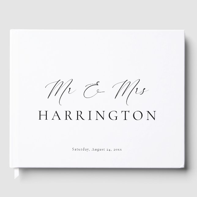 Livro De Visitas Ellesmere Sr. & Sra. Wedding (Frente)