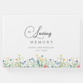 Livro De Visitas Encantado, funerário "In Loving Memory"