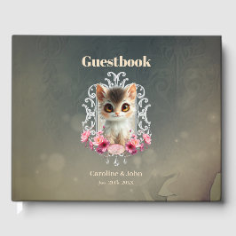 Livro De Visitas Encantador, gatinho fofo