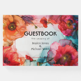 Livro De Visitas Escarlet Elegância Petal