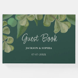 Livro De Visitas Esmeralda verde esmeralda verde-esbelta-verde-esgu