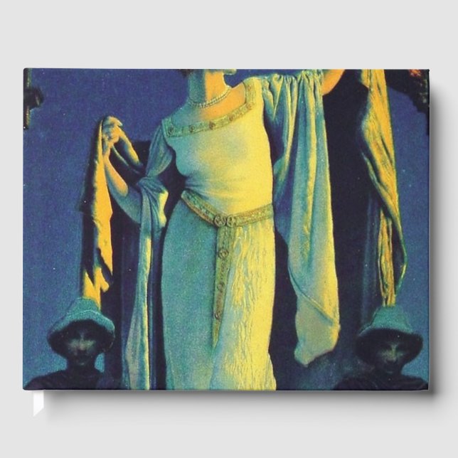 Livro De Visitas Espírito Da Noite - Maxfield Parrish (Frente)