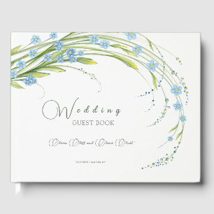 Livro De Visitas Esquece-me-Não-Casamento