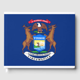 Livro De Visitas Estado da bandeira de Michigan