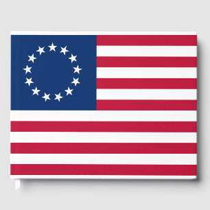 Livro De Visitas Estados Unidos Betsy Ross Flag
