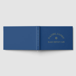 Livro De Visitas Estrela de David Simplesmente Elegante Bar Mitzvah