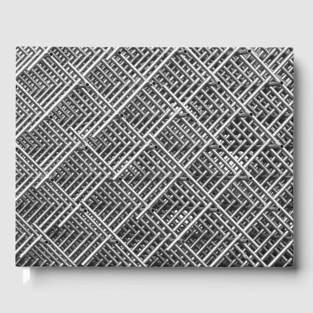 Livro De Visitas Estrutura de metal complexa (Frente)