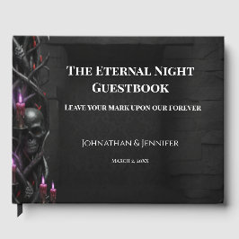 Livro De Visitas Eternal Night Gothic Vampire Wedding Dark Romance