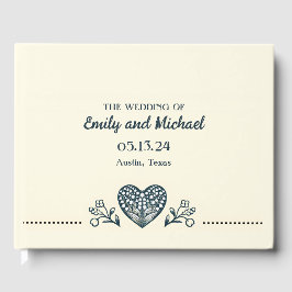 Livro De Visitas Eterno Blooms Guest Book
