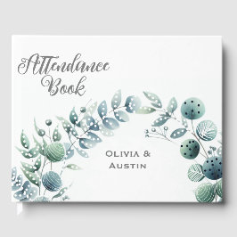 Livro De Visitas Eucalyptus Wedding