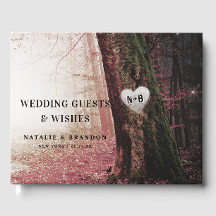 Livro De Visitas Evermore Floresta de Fada Encantada Casamento