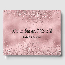 Faux Pink Glitter e Foil Wedes